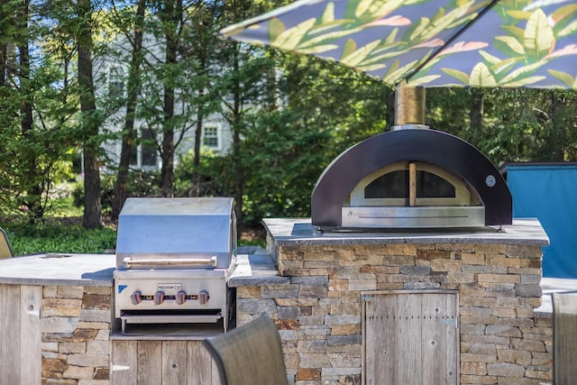 10 Westerly Dr, Bourne, MA 02532 - view of patio with area for grilling and grilling area