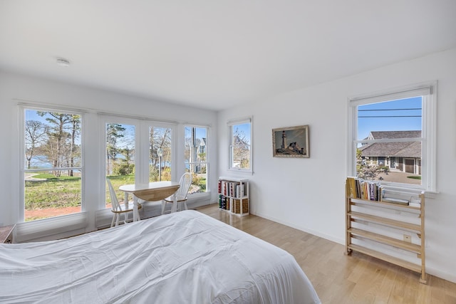 104 Seapine Rd, North Chatham, MA 02650 - bedroom with light wood-type flooring and baseboards
