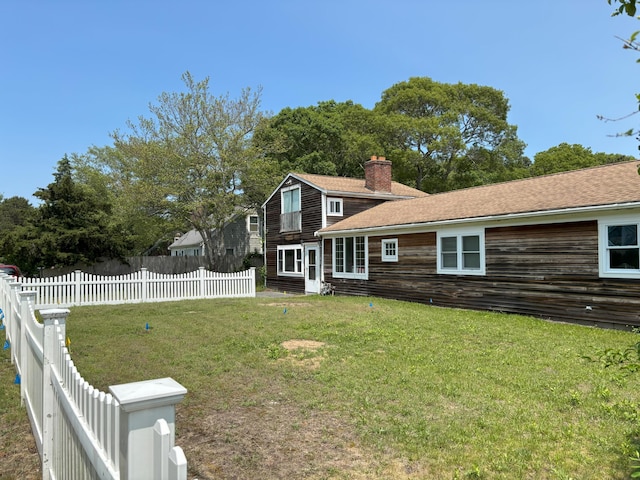 12 Amelia Way S, Yarmouth, MA 02664 - back of property with a chimney
