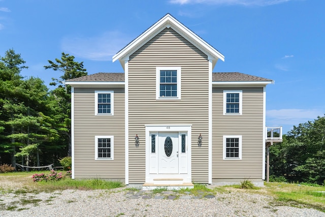 view of front of property