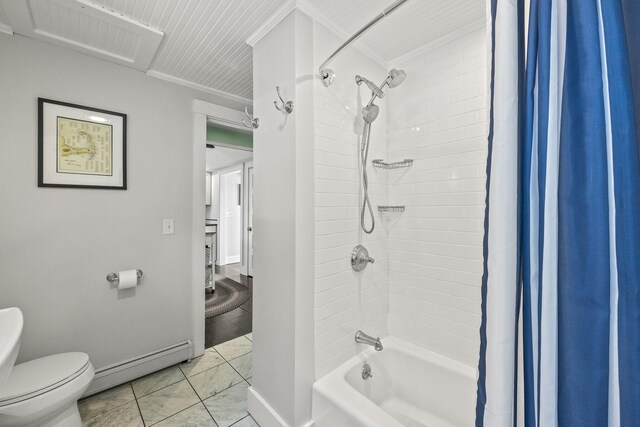 bedroom with recessed lighting, dark wood finished floors, a wall mounted AC, and vaulted ceiling