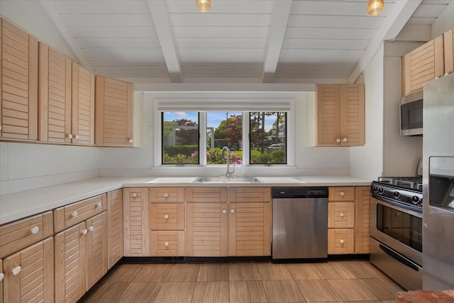 174 Waterway, Mashpee, MA 02649 - kitchen featuring stainless steel appliances, a sink, and light countertops