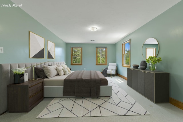 1311 Main St, Cotuit, MA 02635 - bedroom with light carpet and baseboards