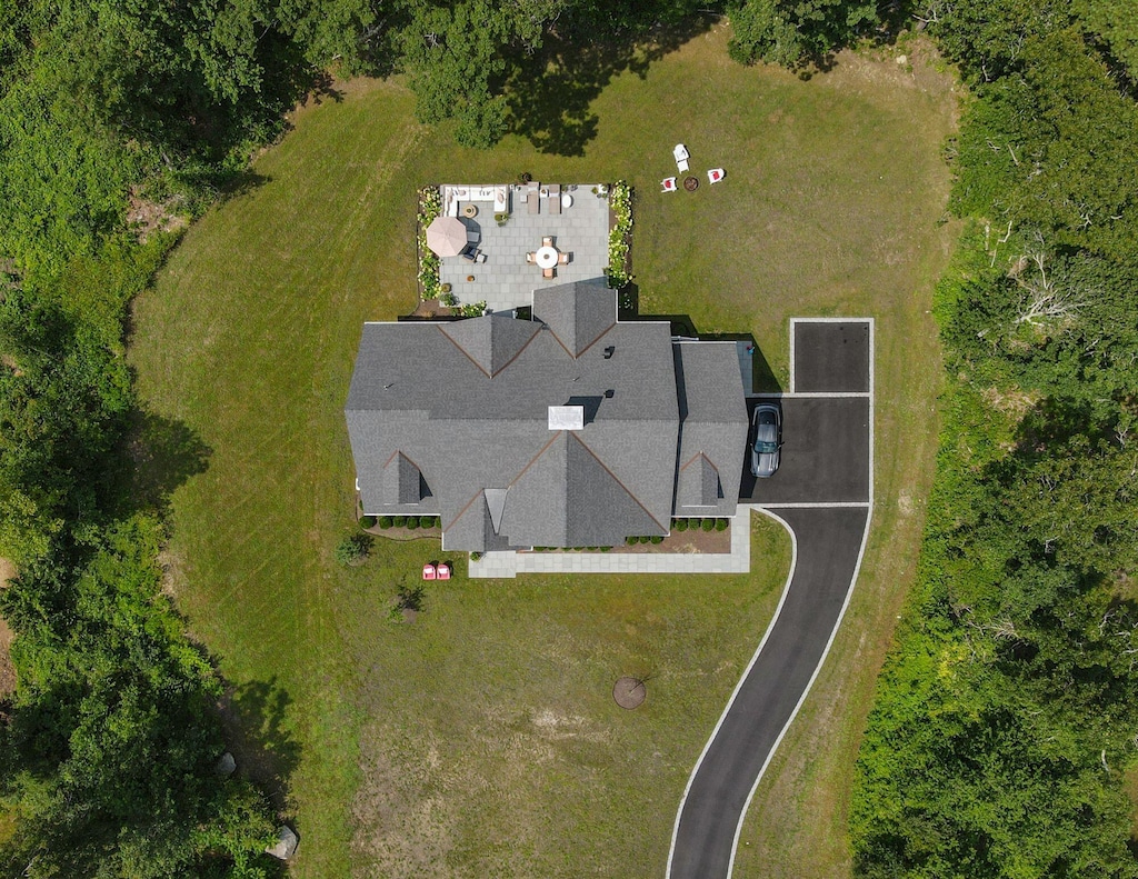 4 Rockhill Rd, Sandwich, MA 02563 - aerial view of property and surrounding area