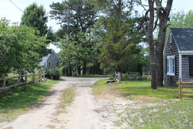 view of road