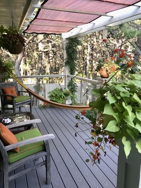 53 Highland Rd, North Truro, MA 02652 - view of wooden deck