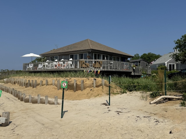 20 Beach Rd, Eastham, MA 02642 - view of home's community with a wooden deck