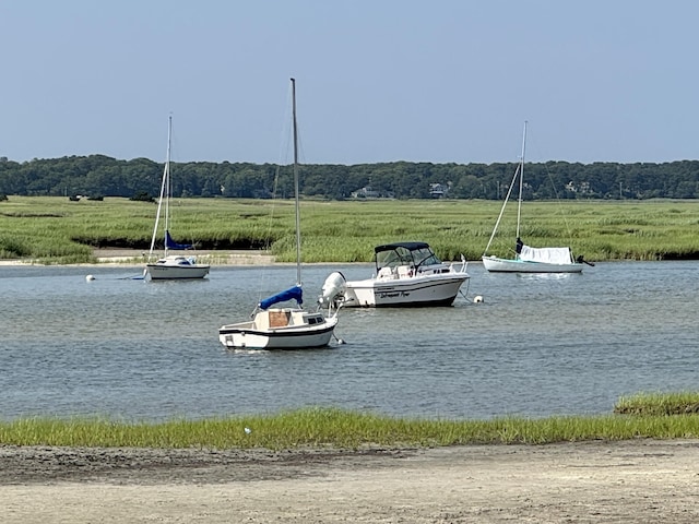 20 Beach Rd, Eastham, MA 02642 - view of parking / parking lot with a water view