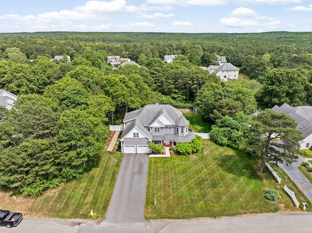 5 Bosuns Ln, Bourne, MA 02532 - view from above of property featuring a forest