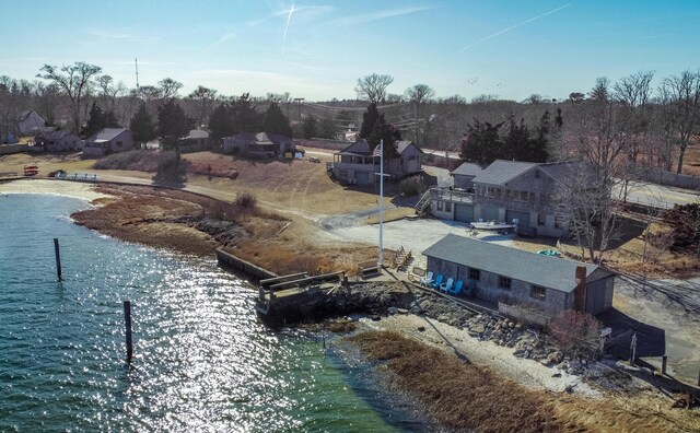 150 Old State Hwy Unit 4, Eastham, MA 02642 - birds eye view of property featuring a water view