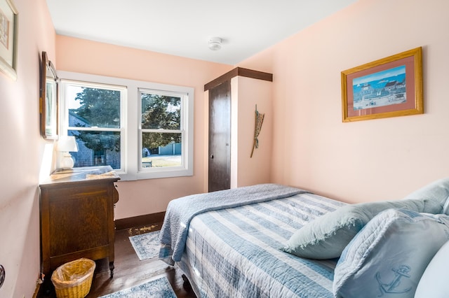 150 Old State Hwy Unit 4, Eastham, MA 02642 - bedroom with baseboards and wood finished floors