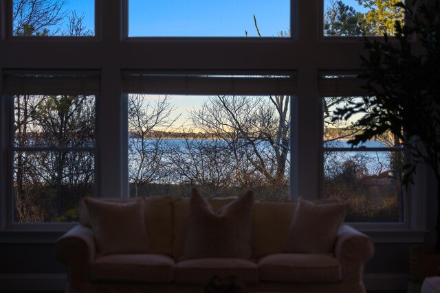 room details with a water view