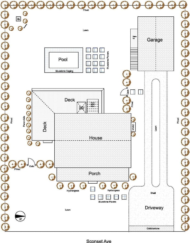 8 Sconset Ave, Nantucket, MA 02554 - map of parcels