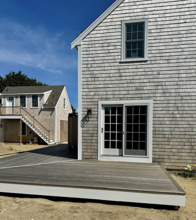 8 Sconset Ave, Nantucket, MA 02554 - rear view of house featuring a deck
