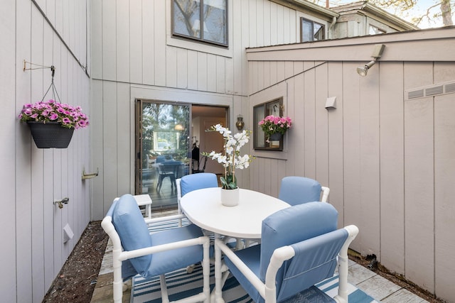 view of patio / terrace with outdoor dining space