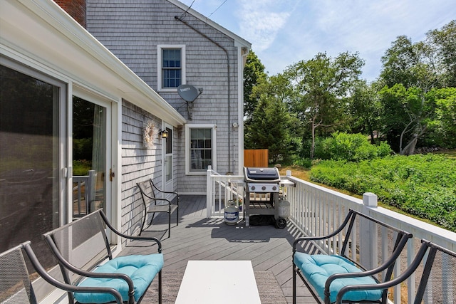 10 Briarfield Rd, South Dennis, MA 02660 - deck featuring a grill
