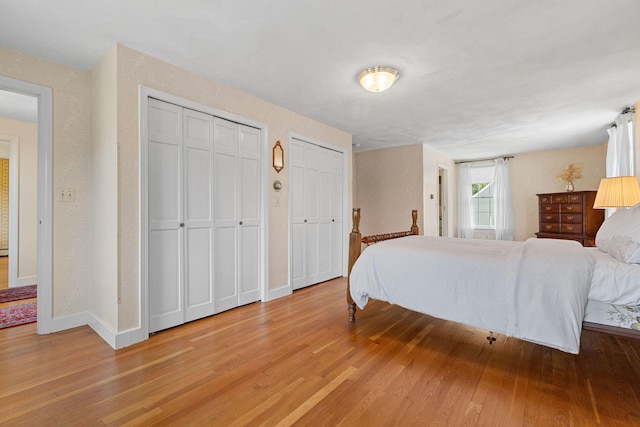 10 Briarfield Rd, South Dennis, MA 02660 - bedroom with light wood-type flooring and two closets