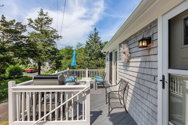 10 Briarfield Rd, South Dennis, MA 02660 - view of wooden terrace