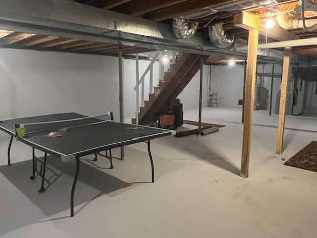 5 Greyhampton Rd, West Yarmouth, MA 02673 - unfinished basement with stairway