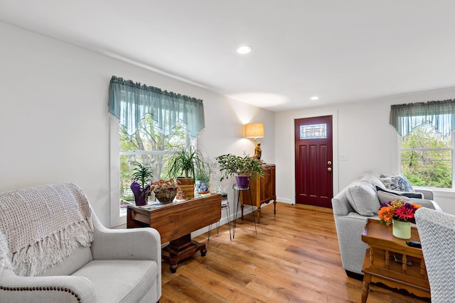 16 Town Neck Rd, Sandwich, MA 02563 - foyer featuring recessed lighting and light wood-style floors