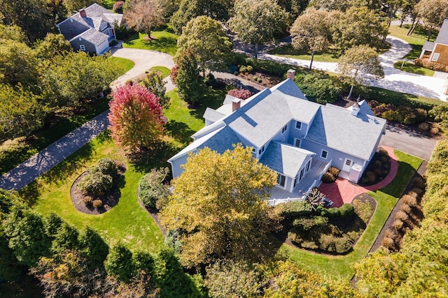 aerial view of property and surrounding area