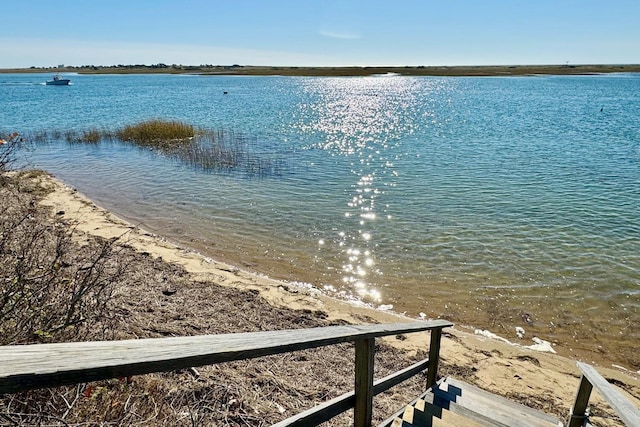 water view with a beach view