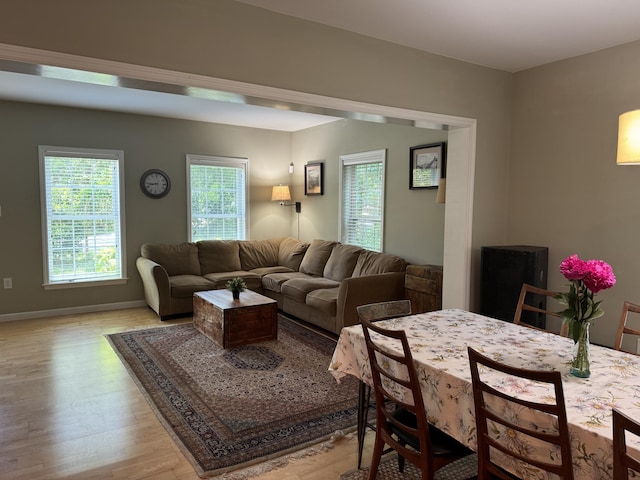208 Irenes Way, Tisbury, MA 02568 - living area with light wood-style floors and baseboards