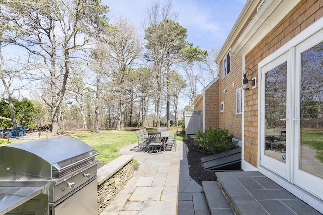 331 Riverview Dr, Chatham, MA 02633 - view of patio / terrace featuring outdoor dining area
