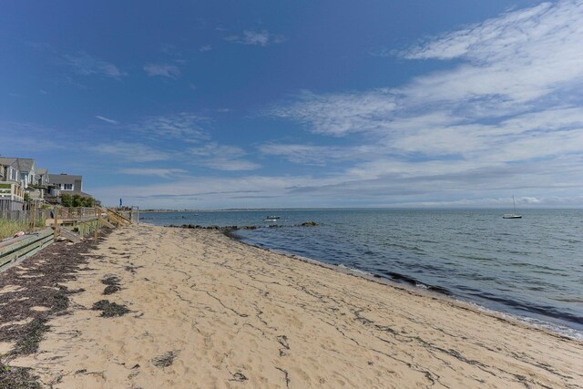 property view of water with a view of the beach