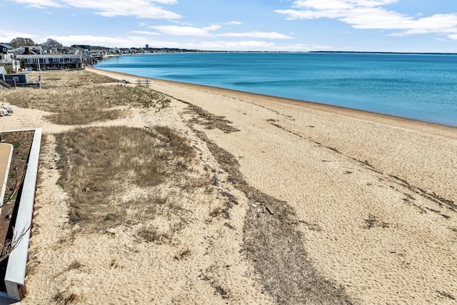 water view with a beach view
