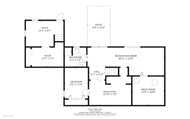 6 Januit St, Sandwich, MA 02563 - floor plan / room layout