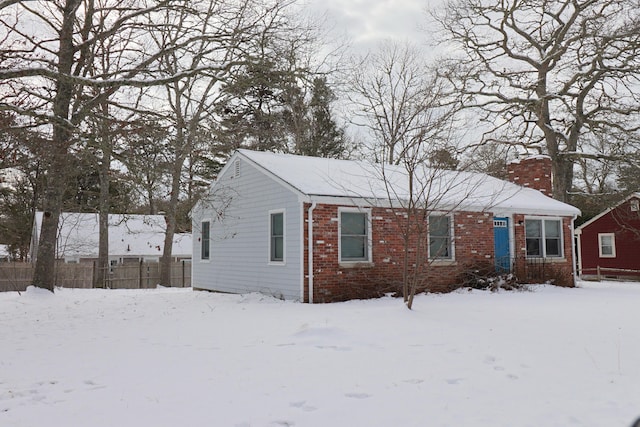 view of front of property