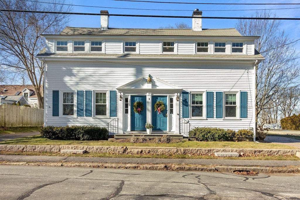 view of colonial house