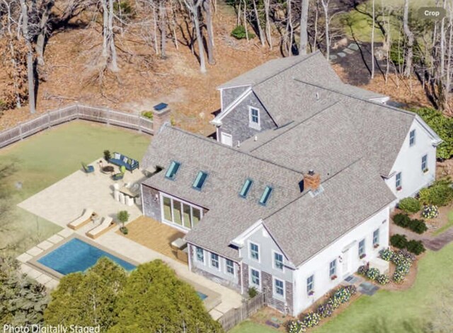 drone / aerial view