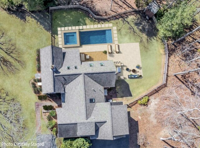 drone / aerial view