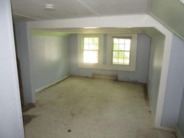 view of bonus room