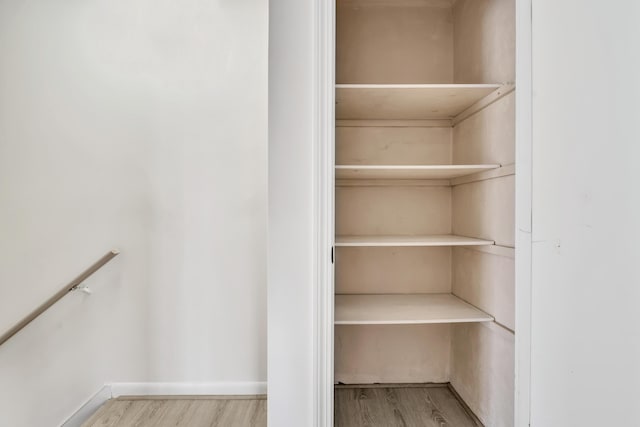 view of closet