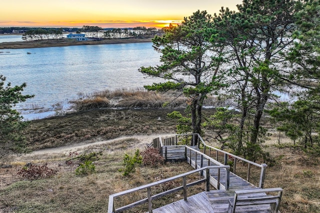 property view of water