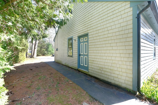 view of home's exterior