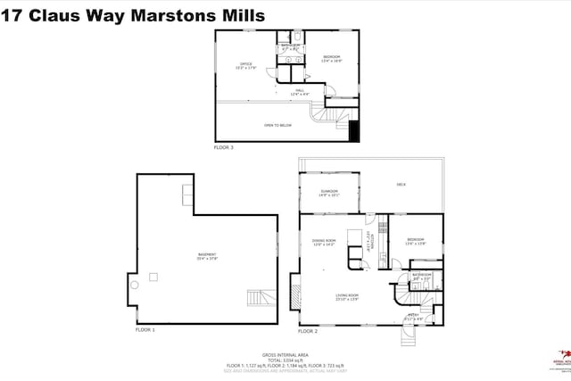 17 Claus Way, Marstons Mills, MA 02648 - home floor plan