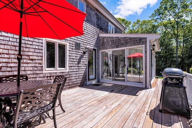 17 Claus Way, Marstons Mills, MA 02648 - deck with outdoor dining space