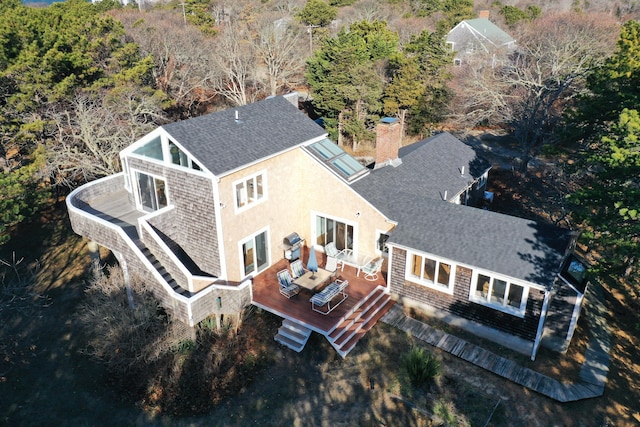 20 Spooner Rd, Eastham, MA 02642 - birds eye view of property