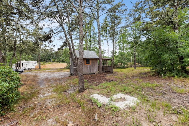 320 Coles Neck Rd, Wellfleet, MA 02667 - view of yard featuring a shed