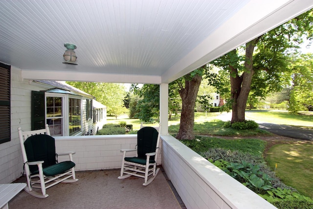 view of patio