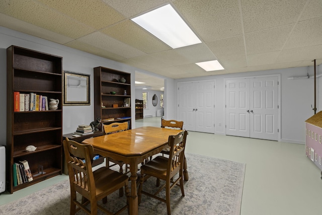 4 Canterbury Ln, Bourne, MA 02532 - dining room featuring a paneled ceiling