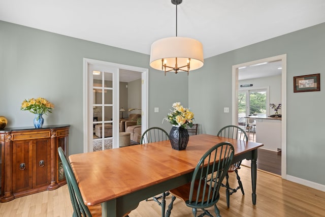 4 Canterbury Ln, Bourne, MA 02532 - dining room with light wood-type flooring and baseboards