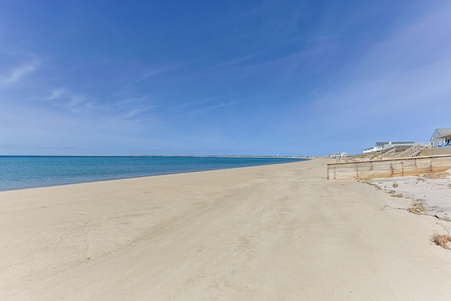 property view of water with a view of the beach