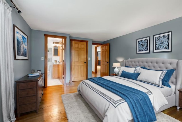 6 Paddock Dr, Harwich, MA 02645 - bedroom featuring light wood finished floors and connected bathroom