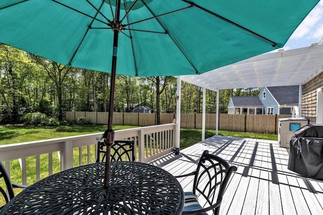 17 Greenway Cir, Sandwich, MA 02563 - deck featuring outdoor dining space