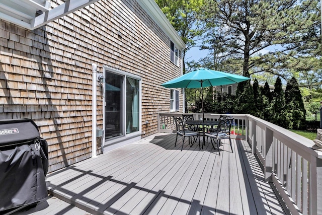 17 Greenway Cir, Sandwich, MA 02563 - deck featuring outdoor dining space